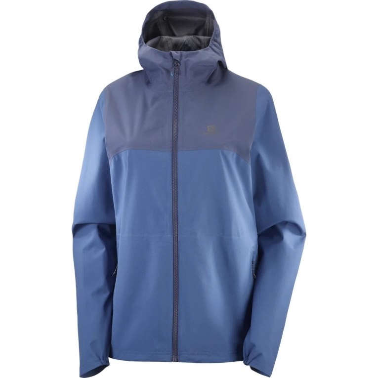 Navy Salomon Essential Waterproof 2.5 L Women's Shell Jackets | IE CY4861